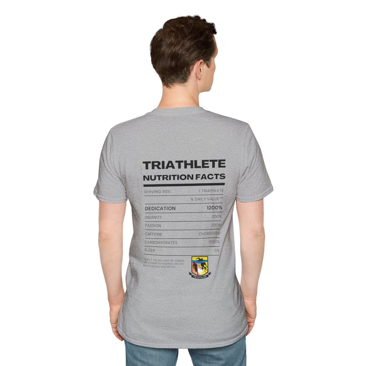 Triathlete Nutrition Facts Softstyle T-Shirt