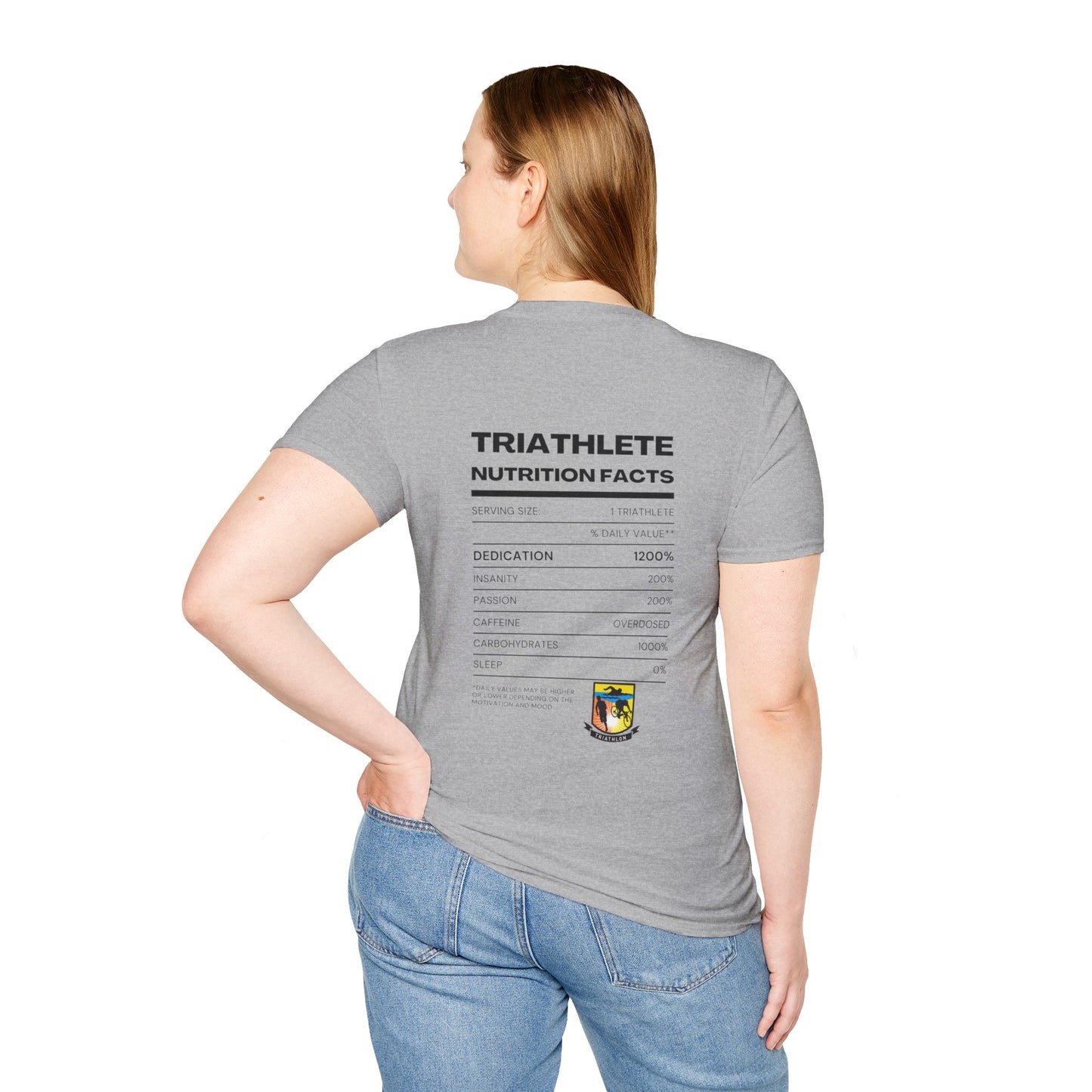 Triathlete Nutrition Facts Softstyle T-Shirt