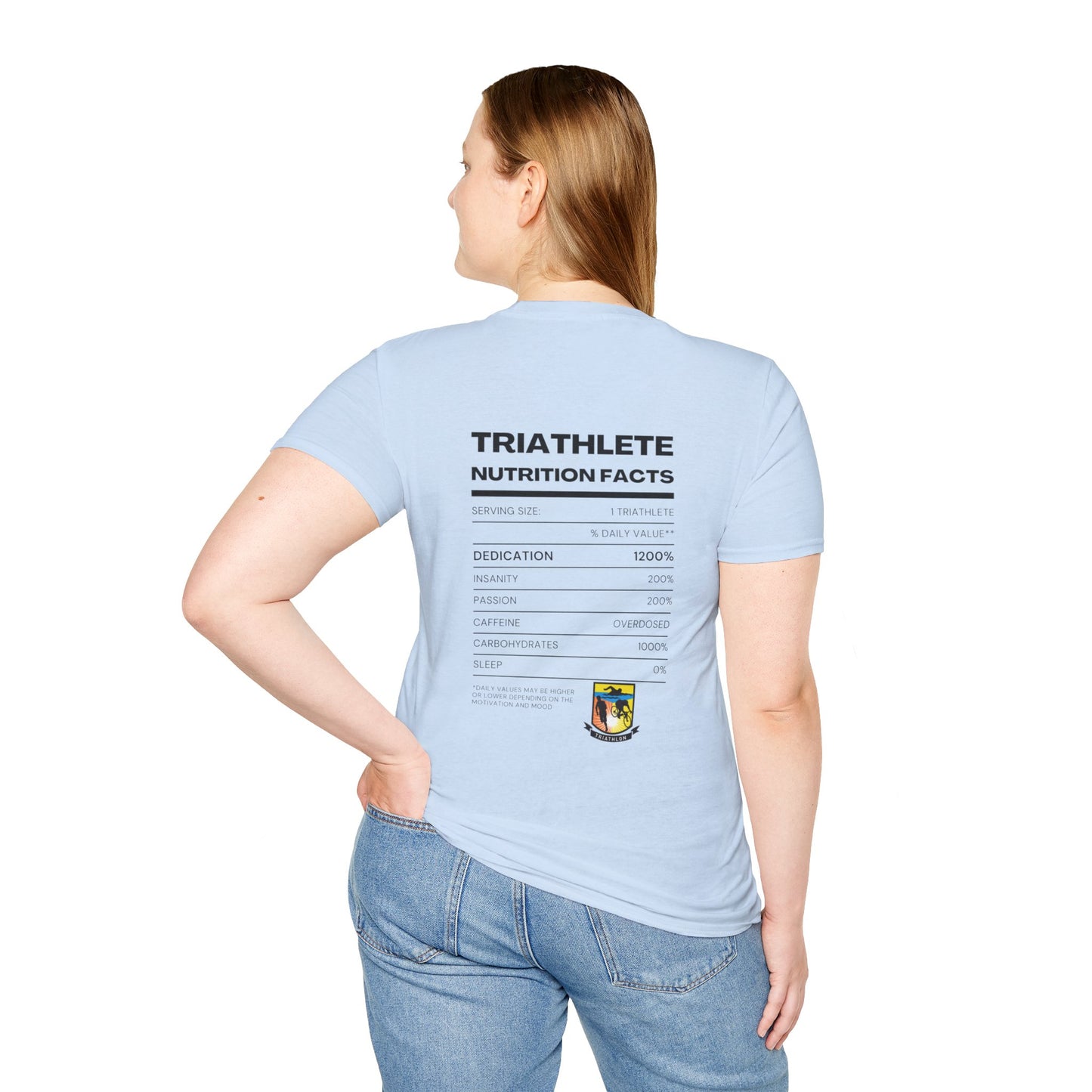 Triathlete Nutrition Facts Softstyle T-Shirt