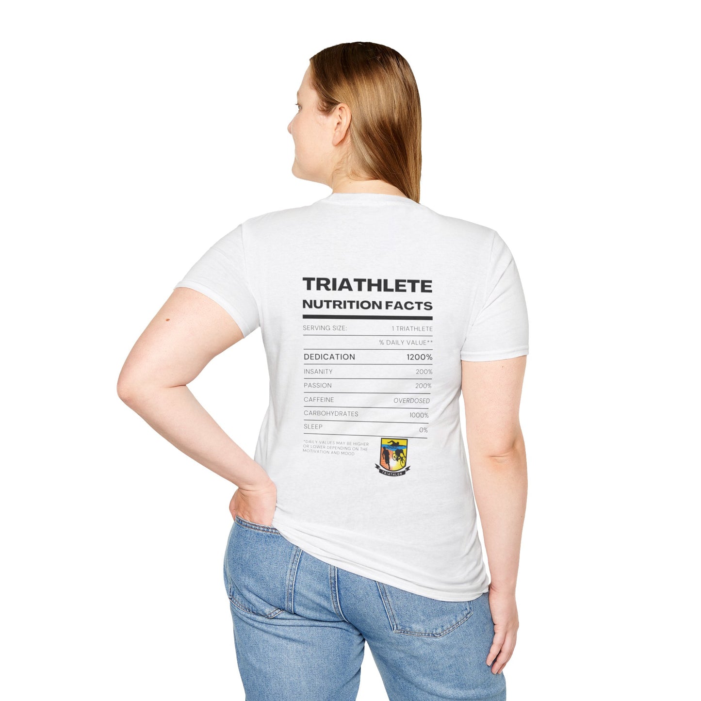 Triathlete Nutrition Facts Softstyle T-Shirt