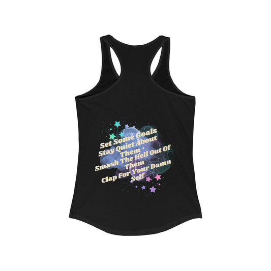 Set Goals! Women's Racerback Tank