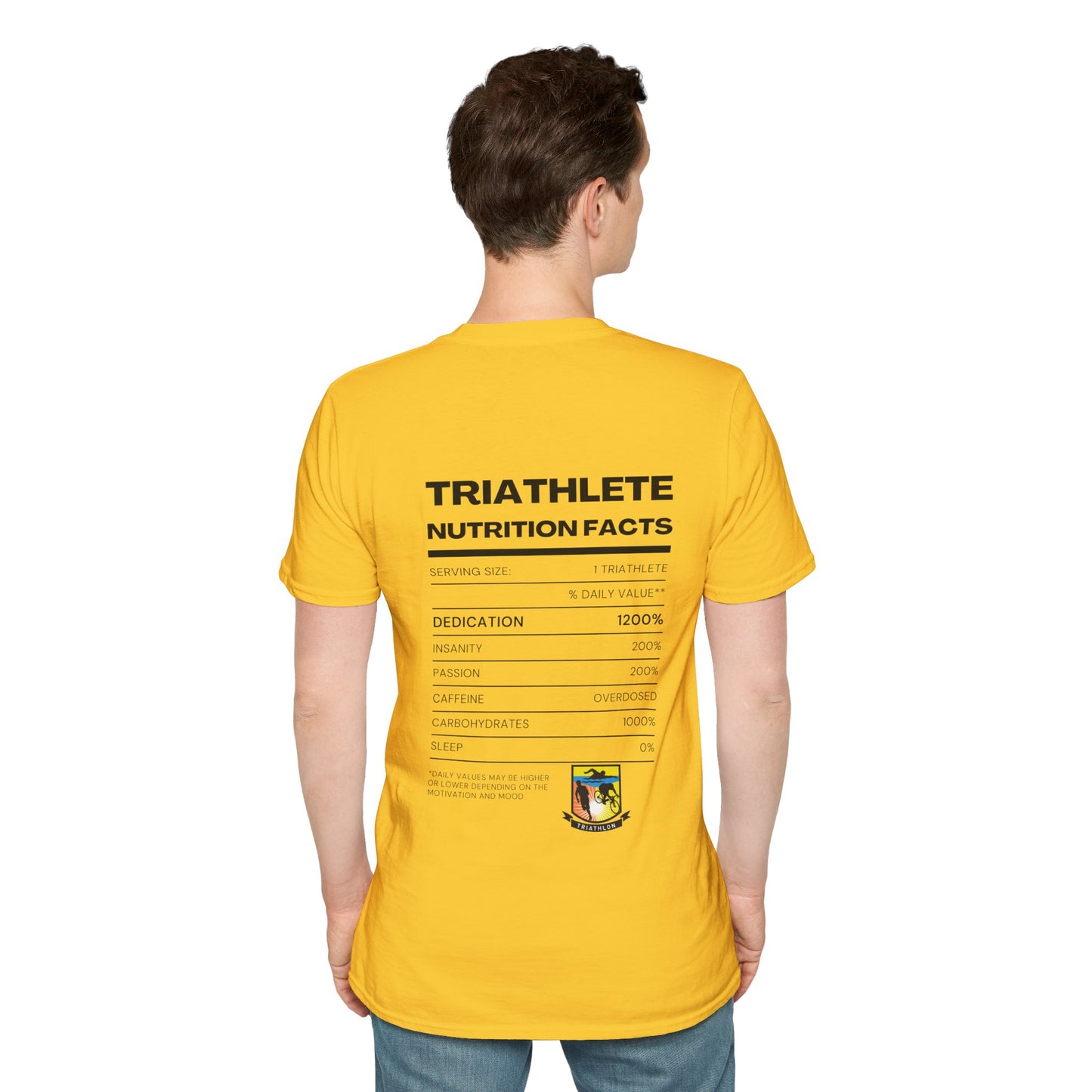 Triathlete Nutrition Facts Softstyle T-Shirt